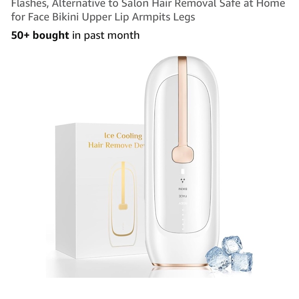 NEW Lubex Sapphire Ice Cooling IPL Device